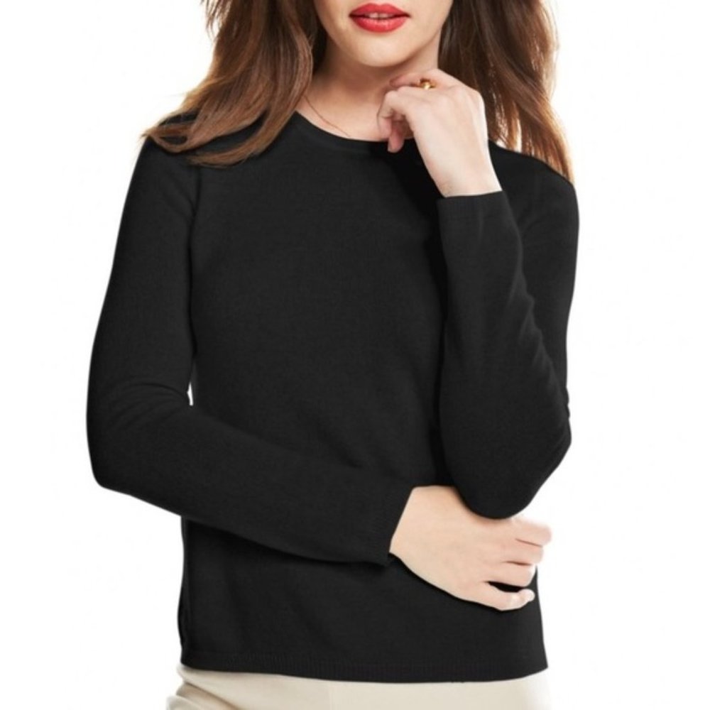 Charter Club - Black Cashmere Sweater -  Large